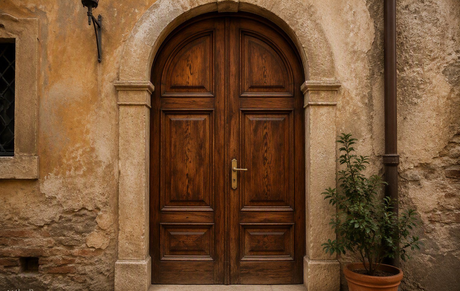 Restauro porte antiche in legno a Varese